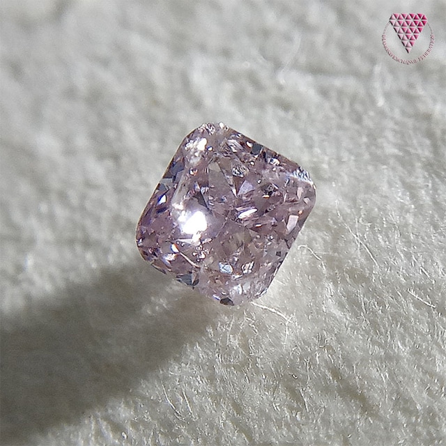 0.096 ct FANCY LIGHT PURPLISH PINK I1 CGL 天然 ピンク ダイヤモンド