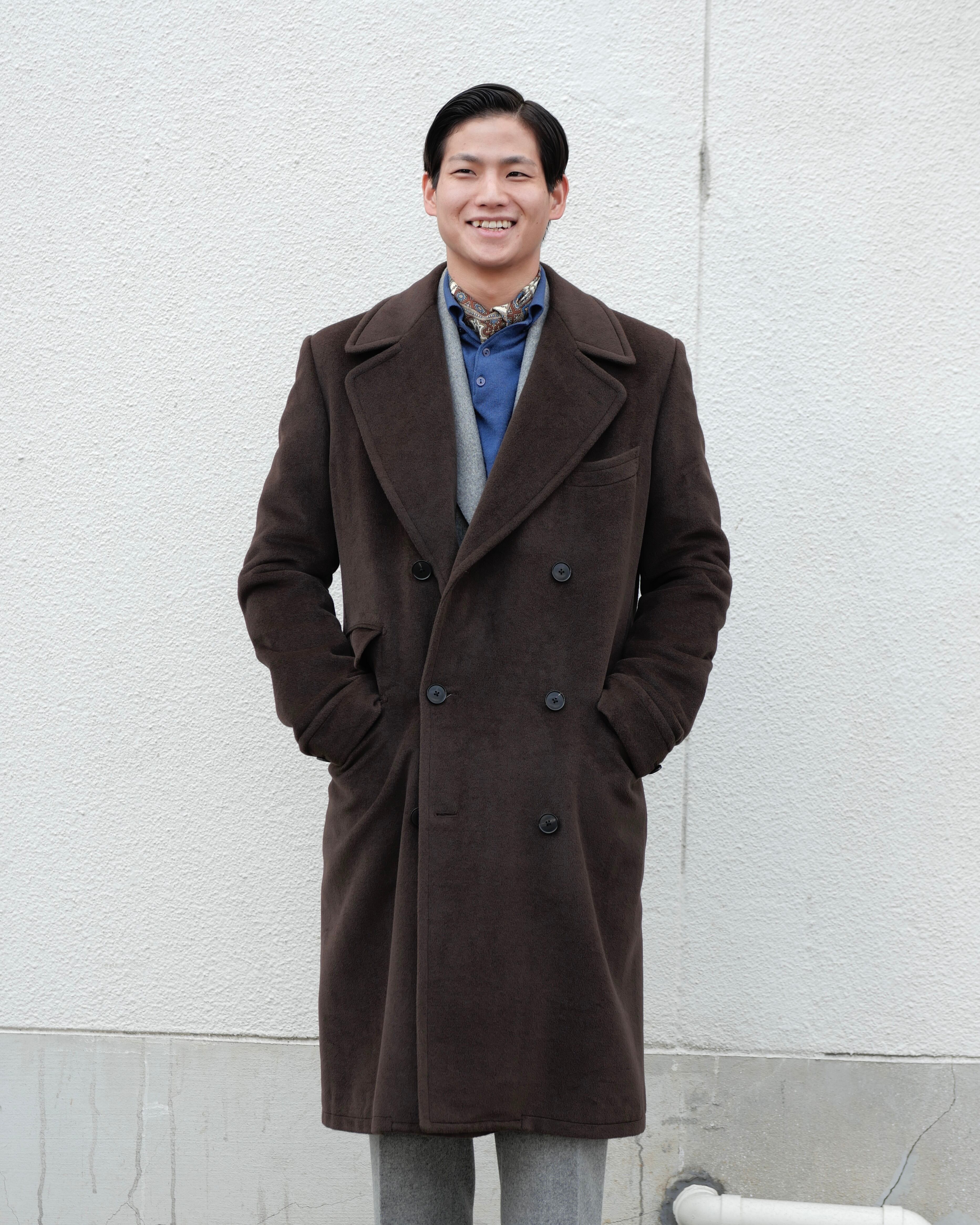 Ulster Coat Brown アルスターコート ブラウン | Jizi Online Shop