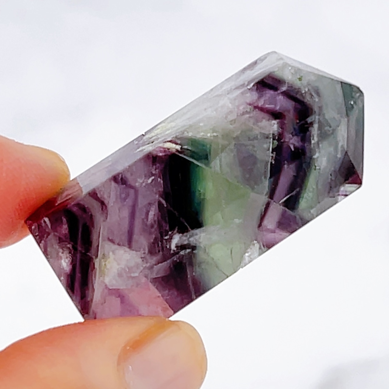 エンジェルフェザーフローライトミニタワー(グリーン&パープル)