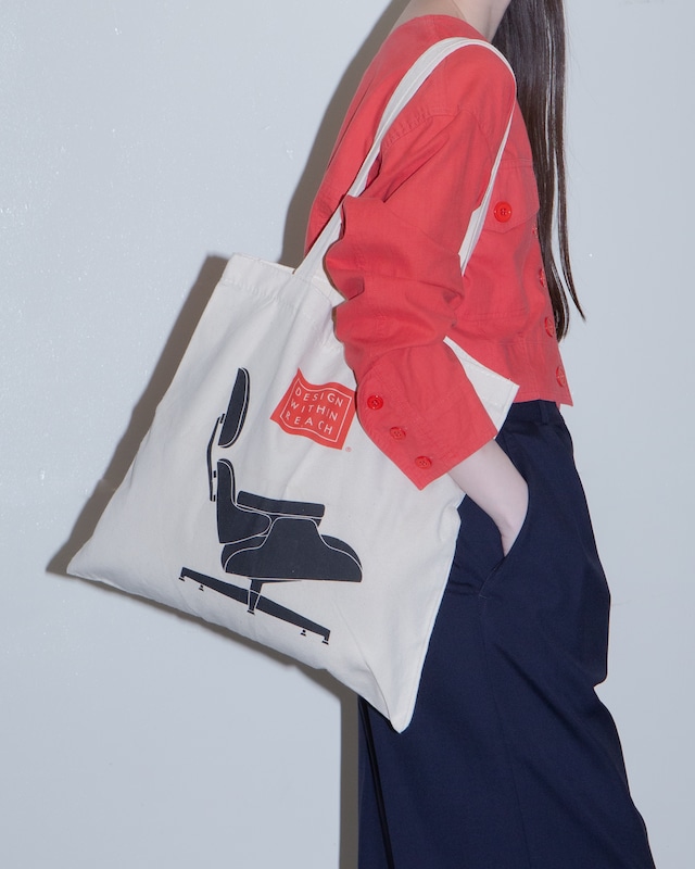 2000s canvas tote bag "DESIGN WITHIN REACH"