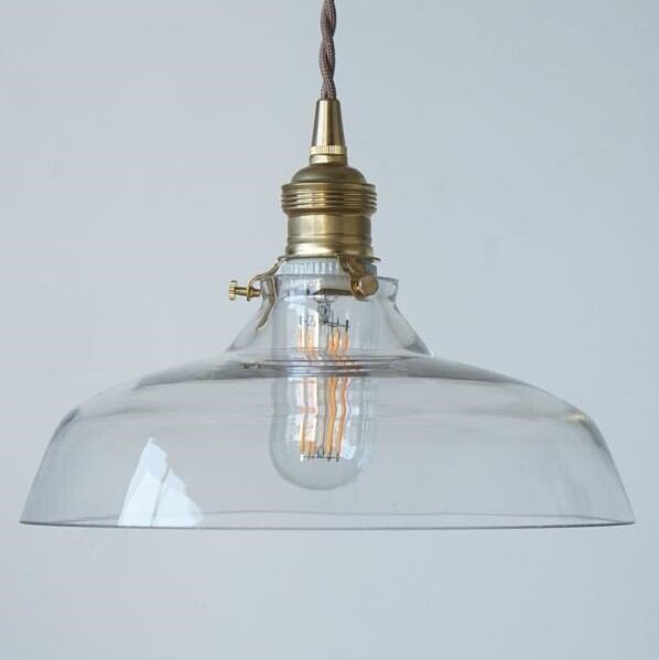 照明】ガラスシェード バンプ クリア【3046】 | ジーフラット