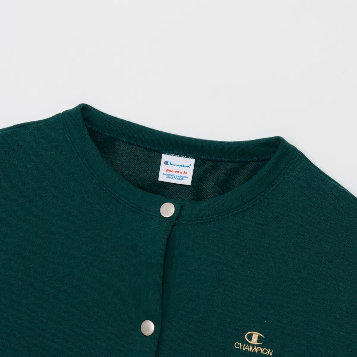 【明日まで】Champion スウェットカーディガン ダークグリーン CHAMPION (ﾁｬﾝﾋﾟｵﾝ) - SWEAT CARDIGAN (ｽｳｪｯﾄｶｰﾃﾞｨｶﾞﾝ) ﾚﾃﾞｨｰｽ 552 ﾀﾞﾙ