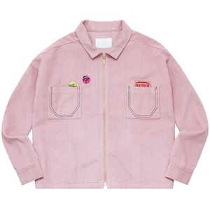 WHIMSY / CORDUROY SHIRT JACKET PINK