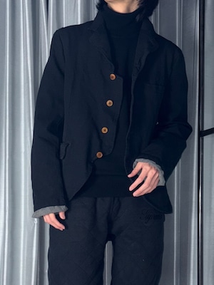 2004AW COMME des GARCONS HOMME PLUS fulling polyester tailored jacket