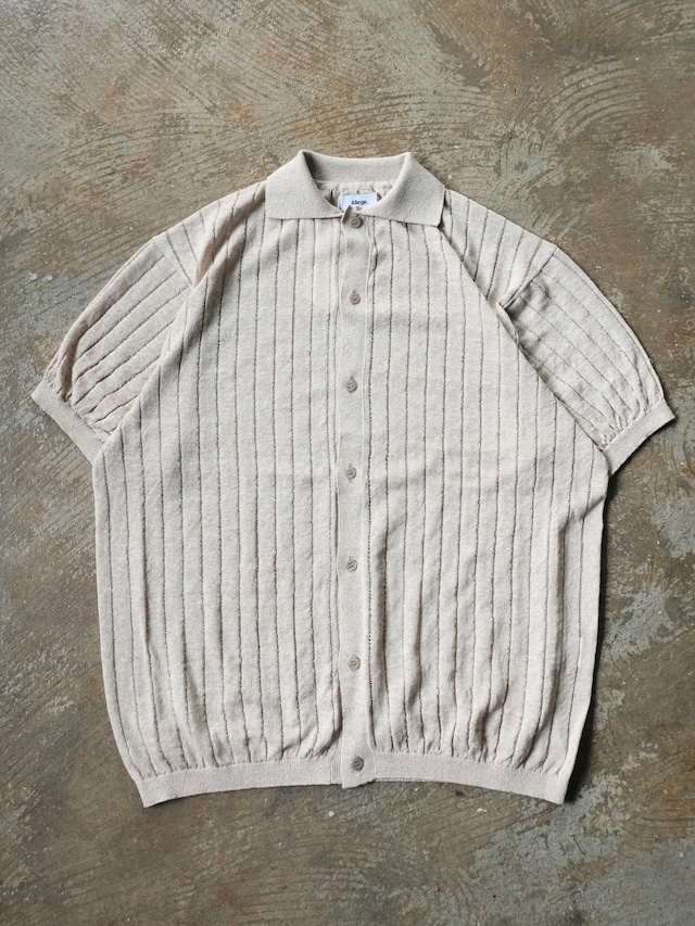 【ALLEGE.】Linen S/S Knit Shirt