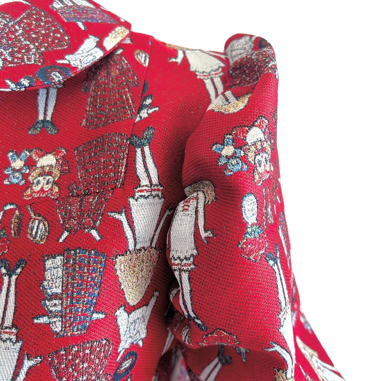 ジャガードジャケット　RED