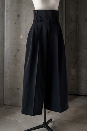 CUMMERBUND PANTS(BLACK)ご注文から一週間前後で発送