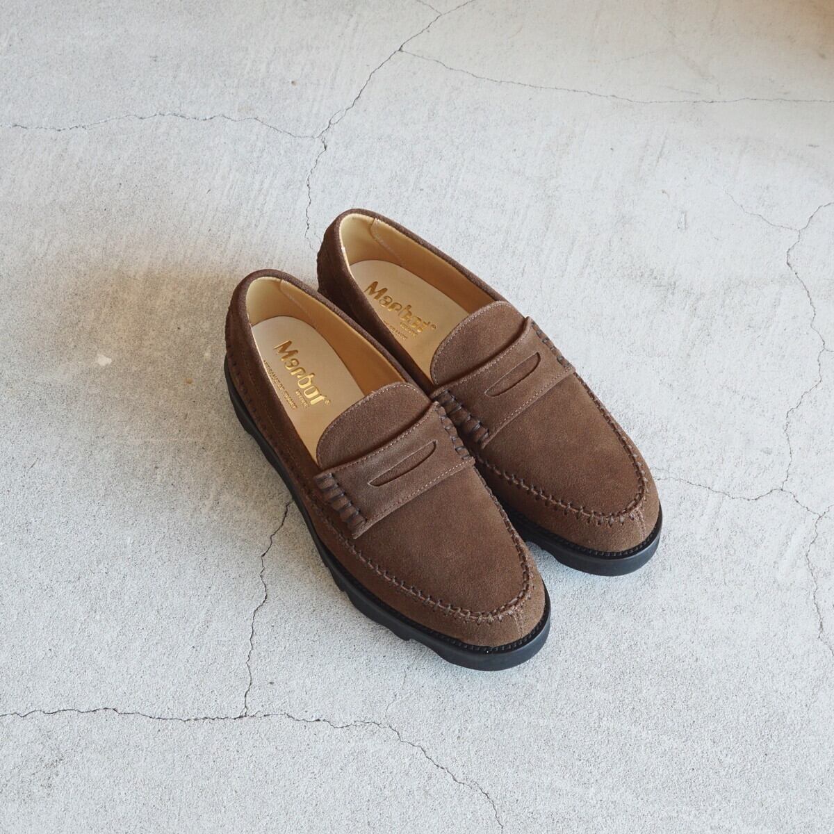 【裏張り済み】bluemarble 25ss brown Loaferローファー 裏張り済み】bluemarble 25ss brown Loaferローファー Marbot/マルボー