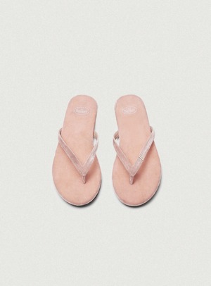 [The Barnnet] Belua Velvet Flip-Flops_Light Pink 正規品 韓国ブランド 韓国通販 韓国代行 韓国ファッション ザ バーネット ザバーネット 日本 店舗