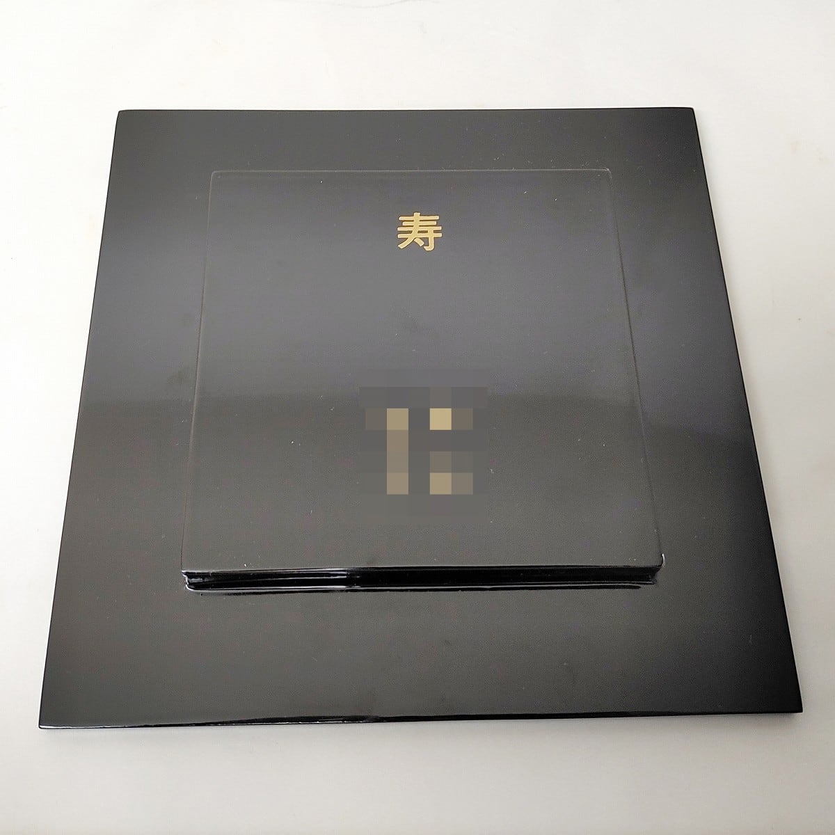 津軽塗（唐塗）バカ塗り・花台・置物台・飾り台・No.230226-21・梱包