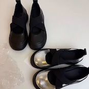 クロスストラップ フラット シューズ  90011