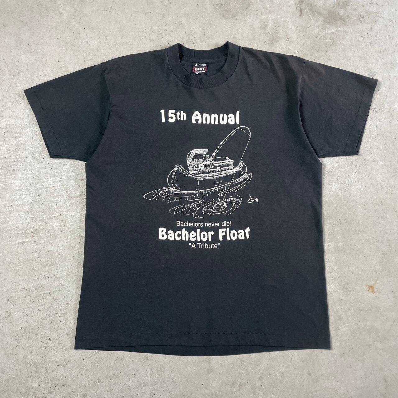 90年代 USA製 Bachelor Float パーティー 15周年記念 Tシャツ メンズL 