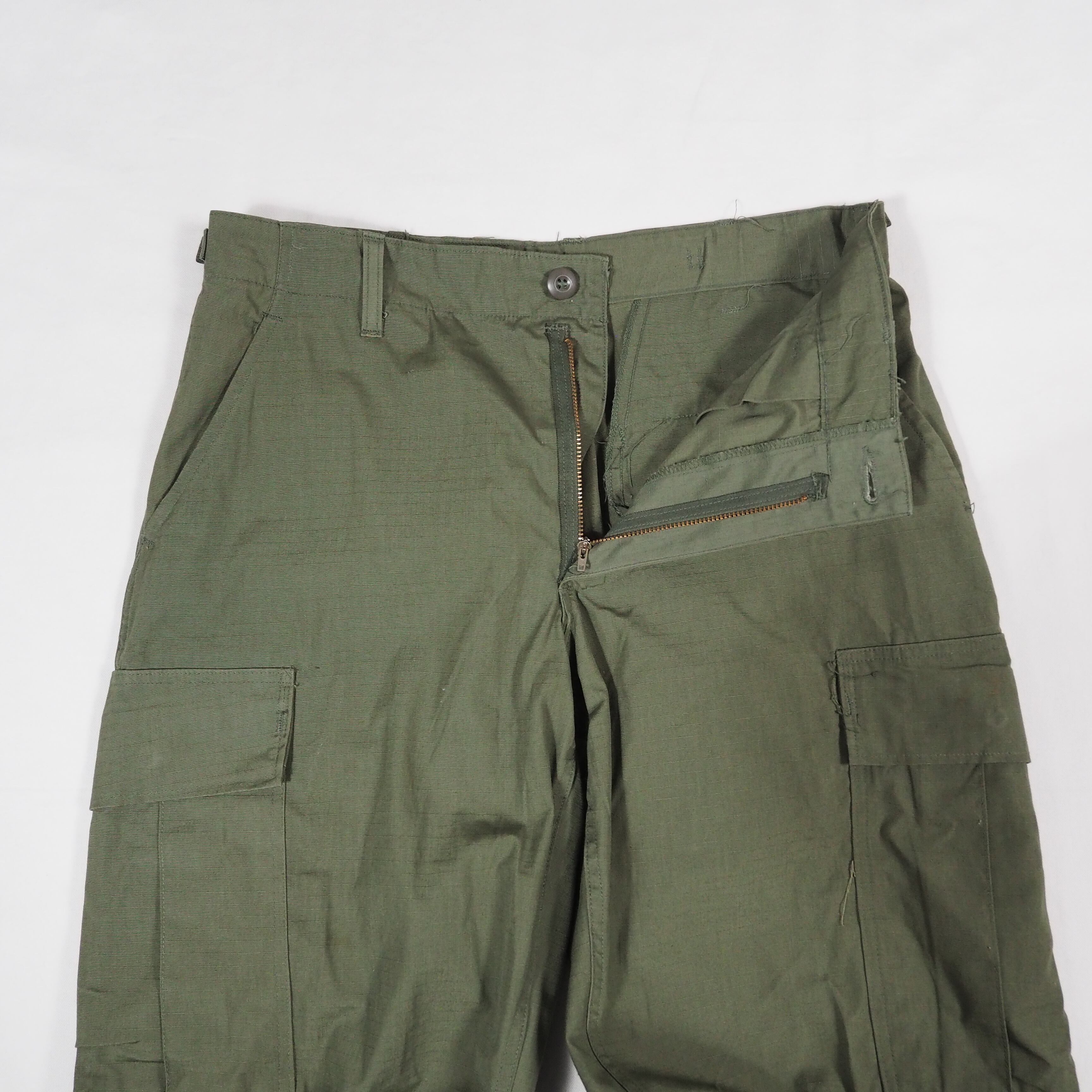 Mint】60's U.S.ARMY Rip stop poplin Jungle fatigue pants Small