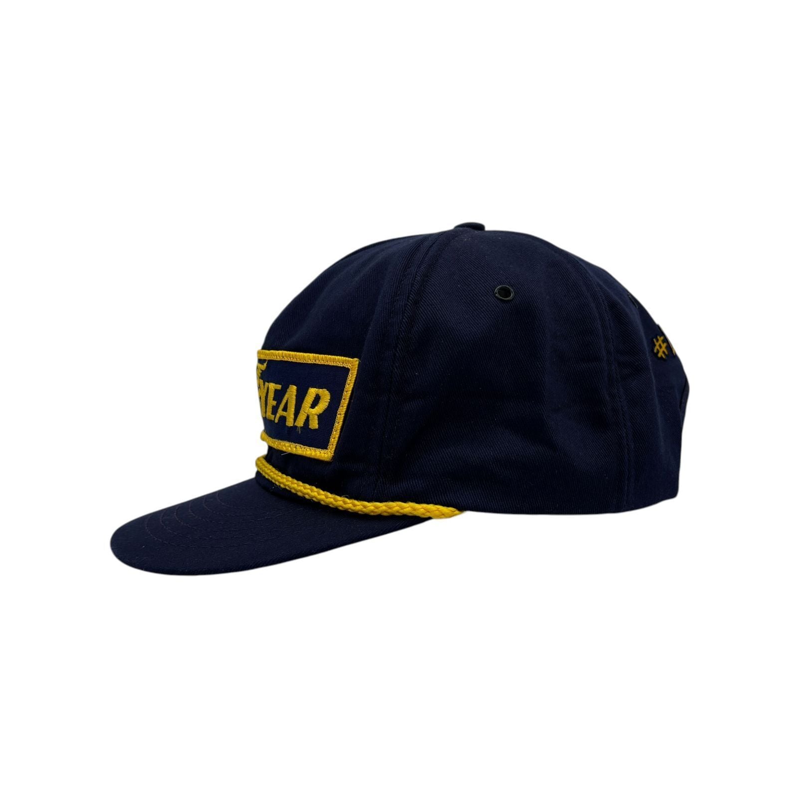 メンズ 80s GOODYEAR ビンテージワッペントラッカーキャップ