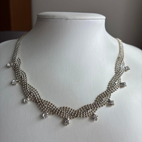 シルバーカラー　ネックレス　#795
