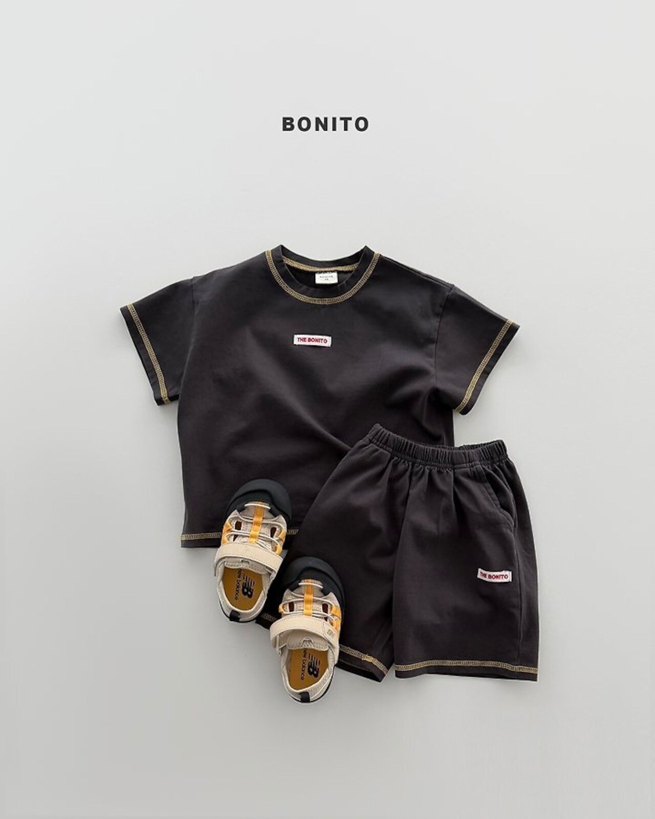 【在庫あり】韓国子供服 / BONITO / Bonitoシグニチャーセット / セットアップ *XS*