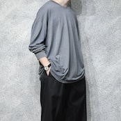 Russell fade gray long sleeve tee