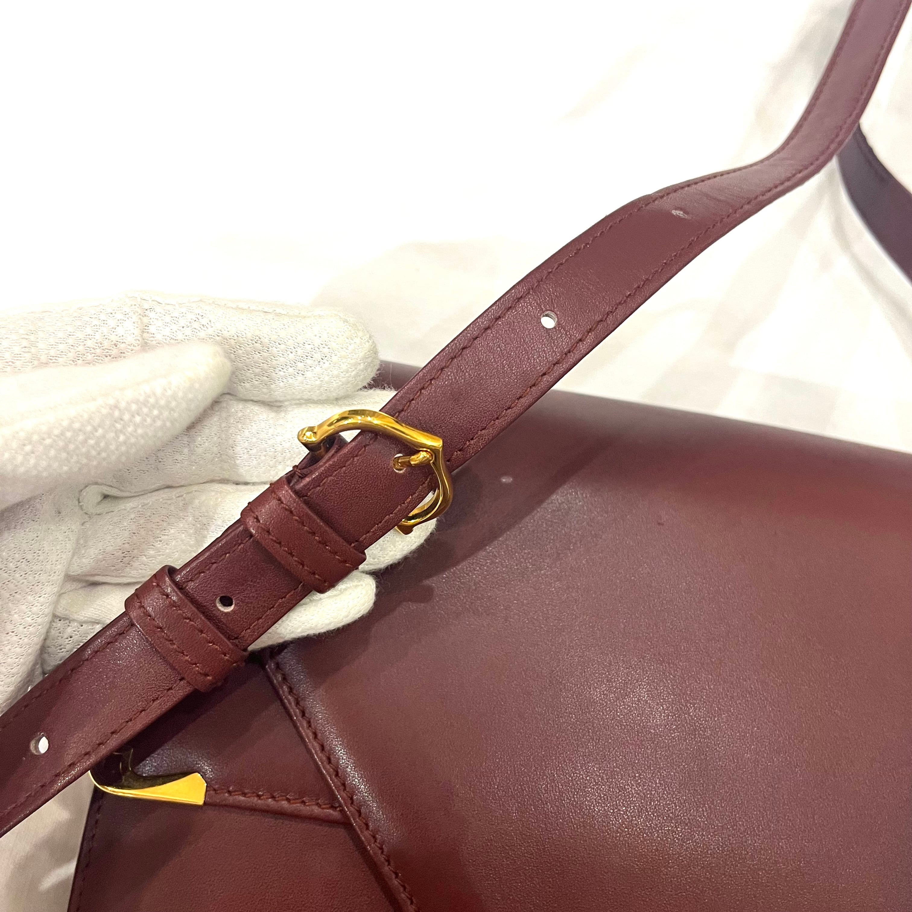 Cartier】2183 カルティエ マストライン レザーショルダーバッグ