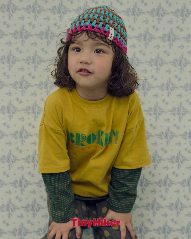 《取寄》ハンドメイドビニー：kids【TinyHiker】※送料無料