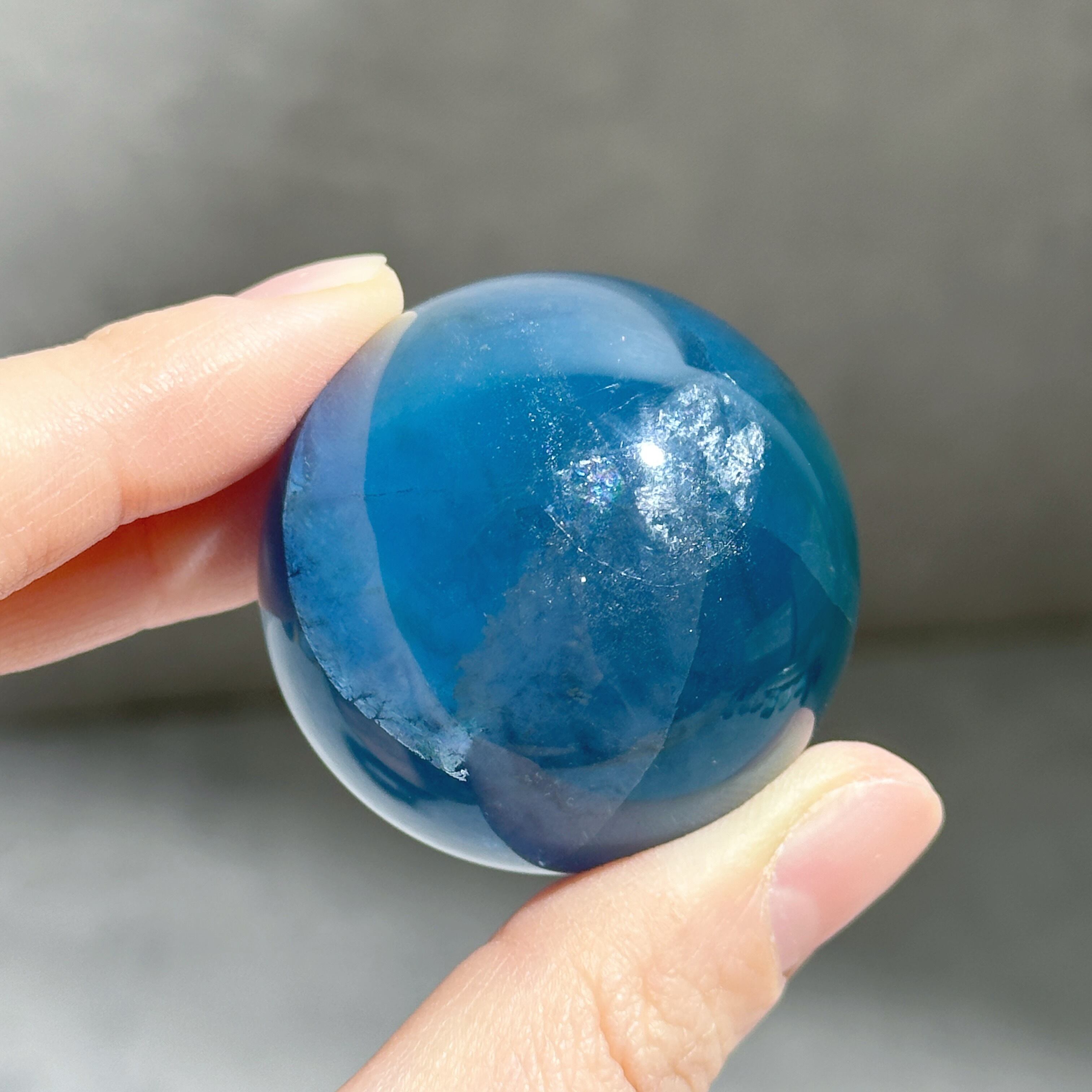 ブルーフローライト スフィア(丸玉)11◇ Blue Fluorite ブルーフローライト スフィア(丸玉)11◇ Blue Fluorite