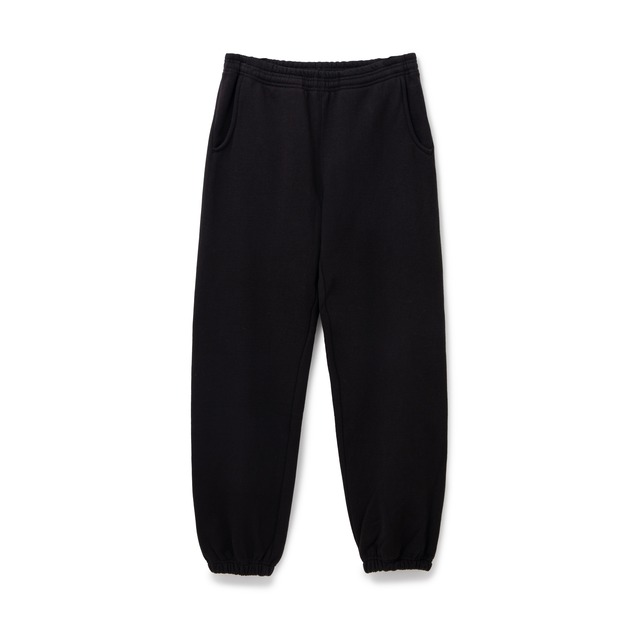 15oz Garment Dye Regular Sweat Pants  <Black>