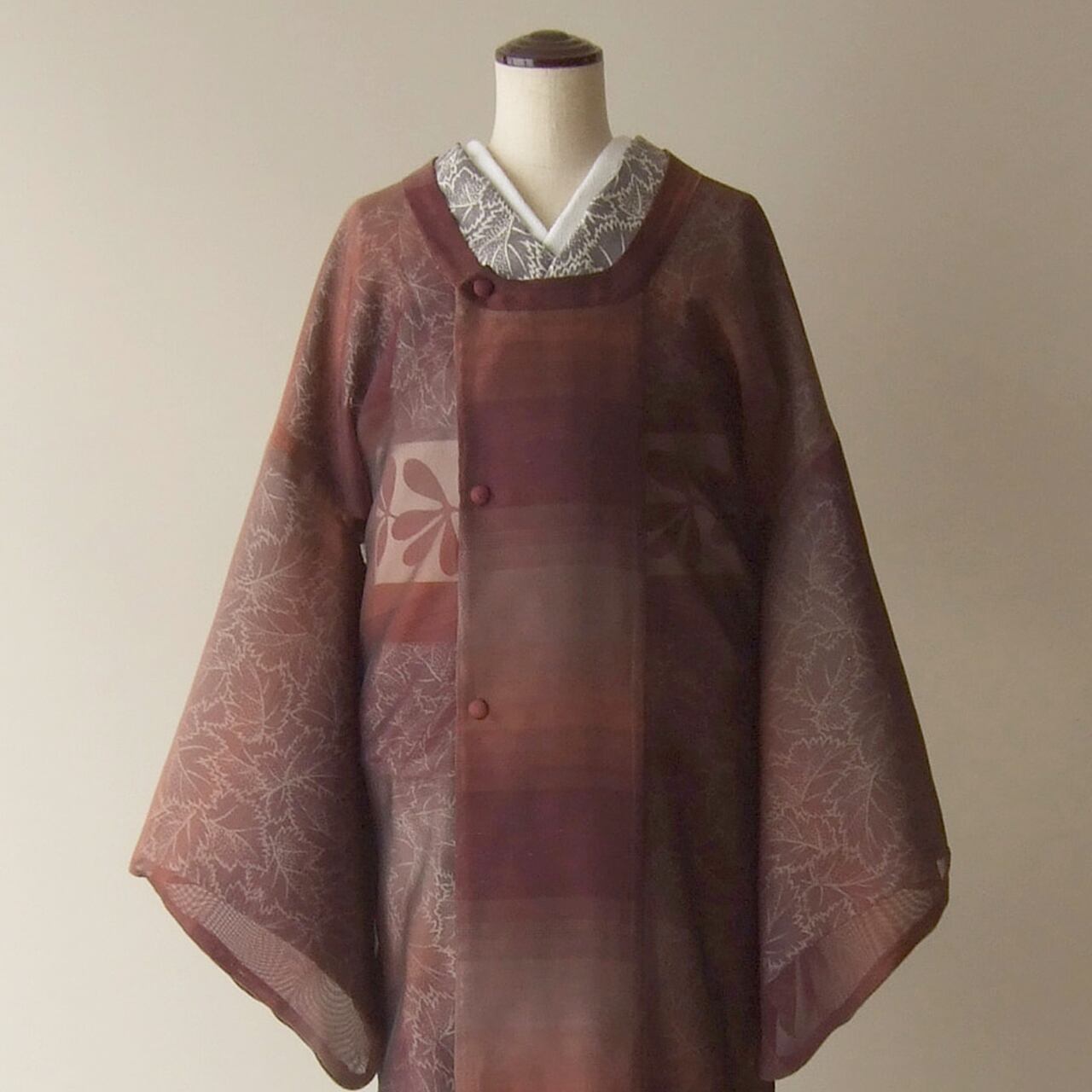 都衿コート 紗女心シルキー段ぼかし