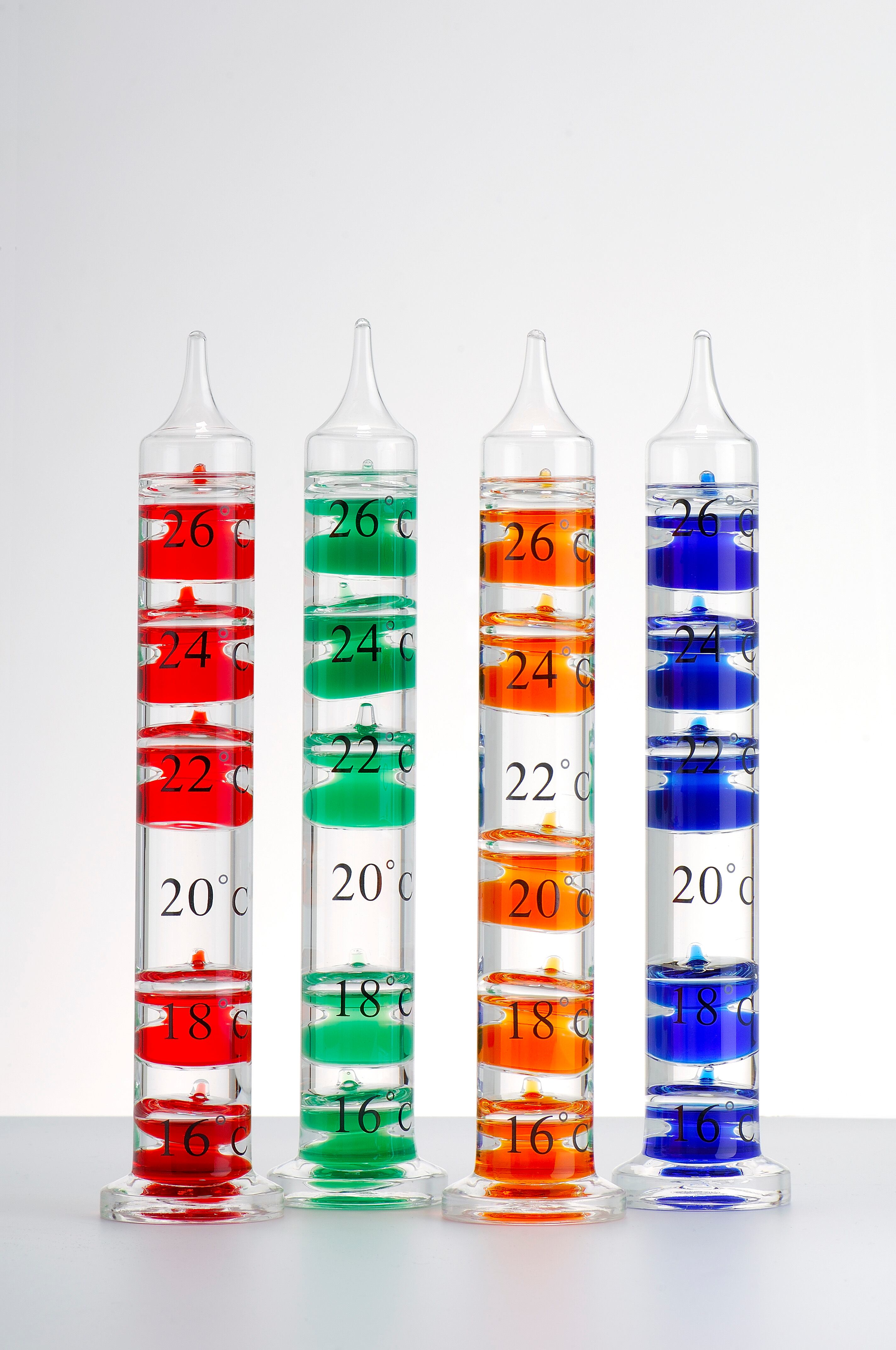 ガリレオ温度計 カラーセレクション グリーン | Weather Shop