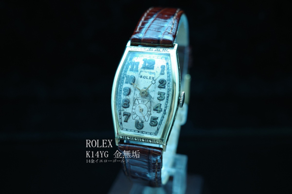 K14YG ロレックス ROLEX アンティーク1930年代 Ref.781 ゴールド 動作  