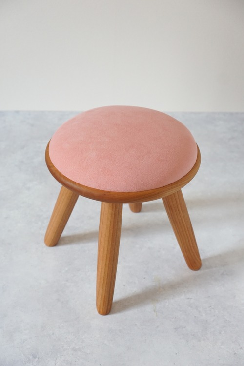 こどもマカロンスツール（チェリー）