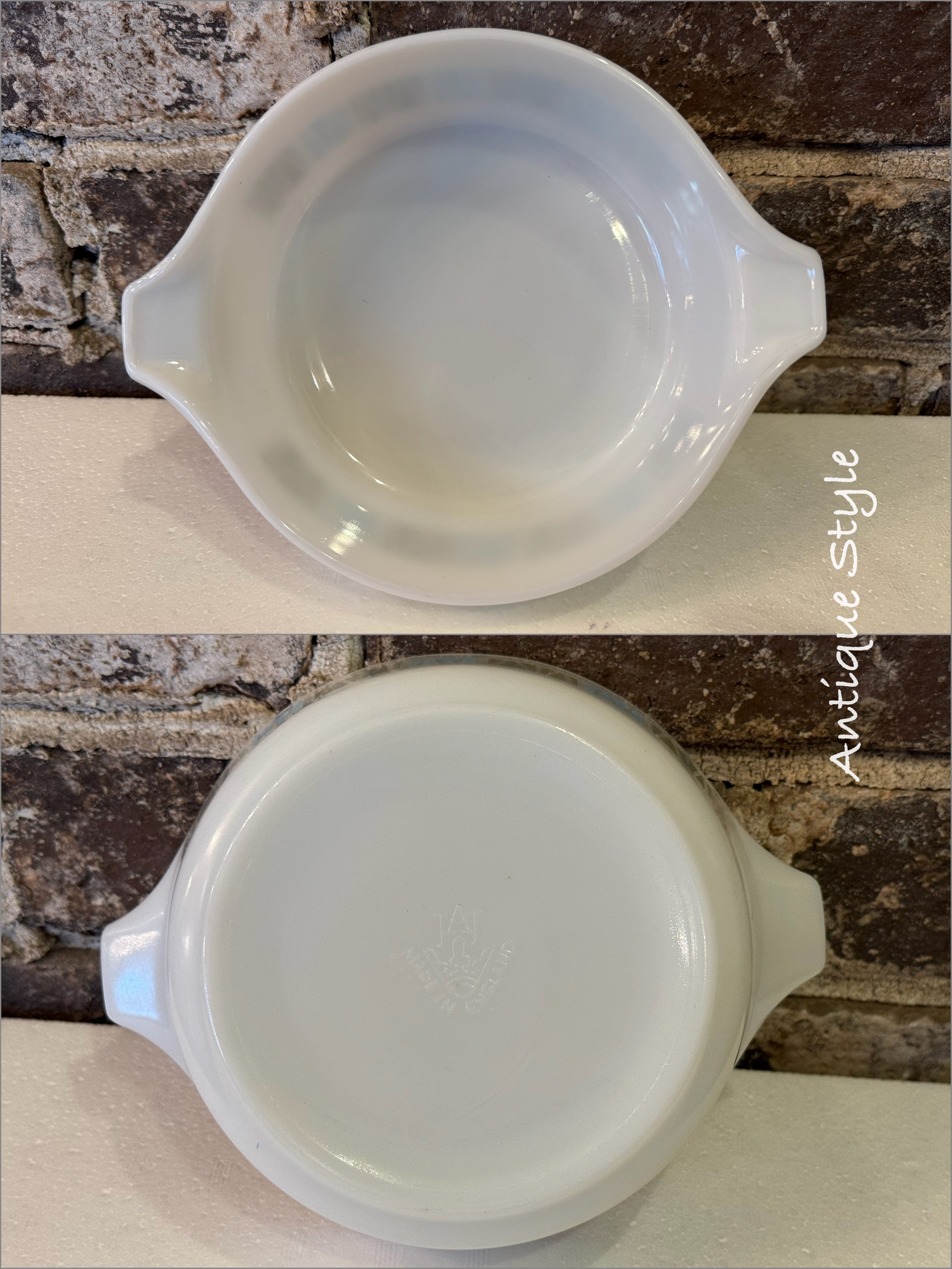 JAJ イングランド オールドパイレックス Pyrex ホワイト × マッチ