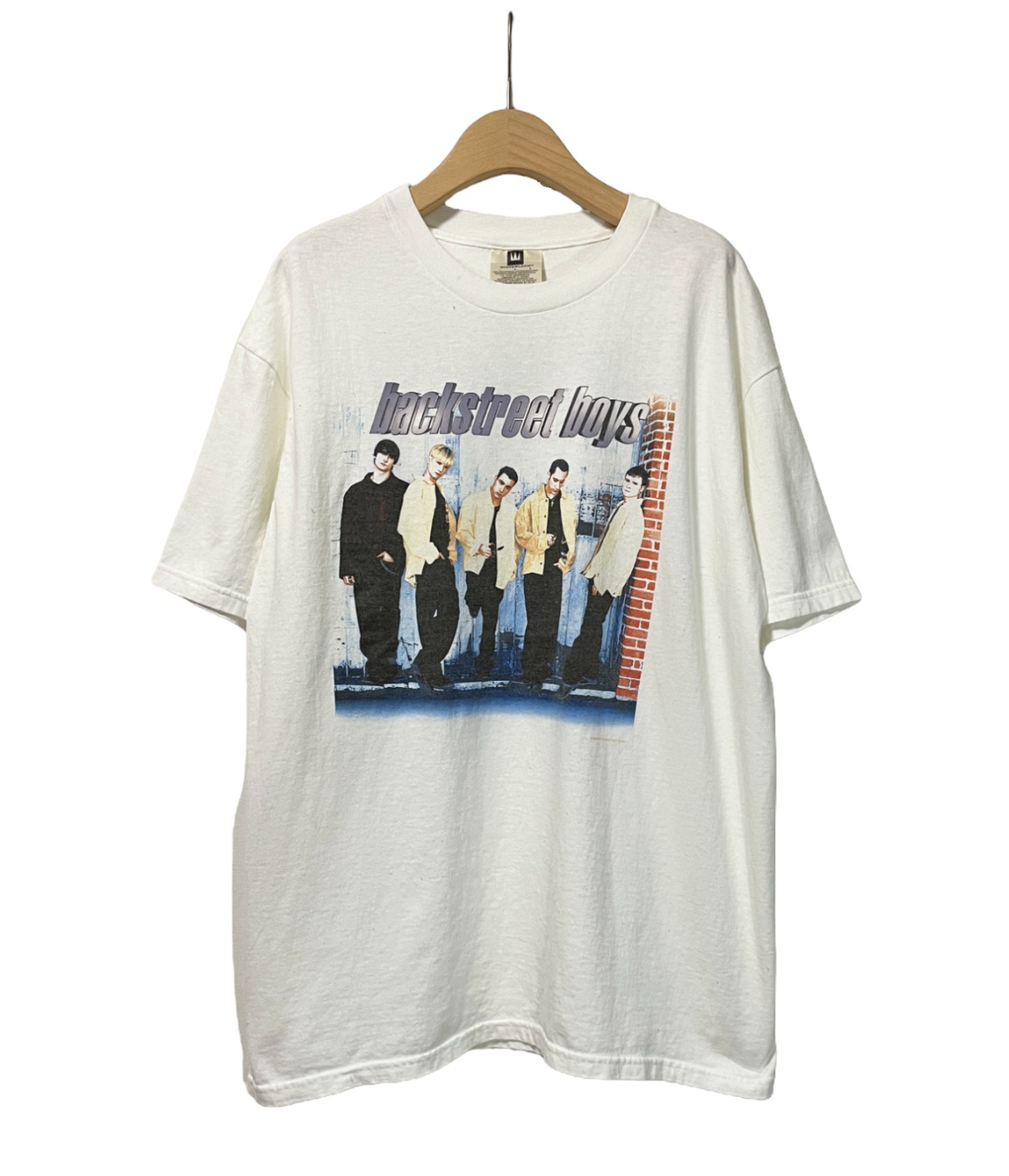 初売りアイテム】Vintage 90s L band T-shirt -backstreet boys 