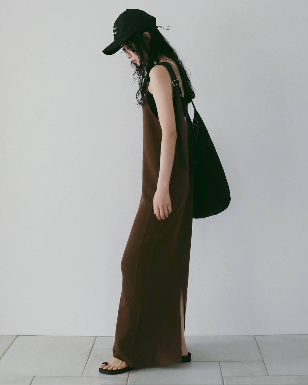 anuke(アンヌーク) Salopette Knit Onepiece | サウスオレンジ｜メンズ