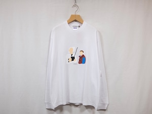 COTTON PAN”M&EロングスリーブTシャツ White”