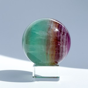 レインボーフローライト スフィア（丸玉)05◇ Rainbow Fluorite Sphere◇ 天然石・パワーストーン