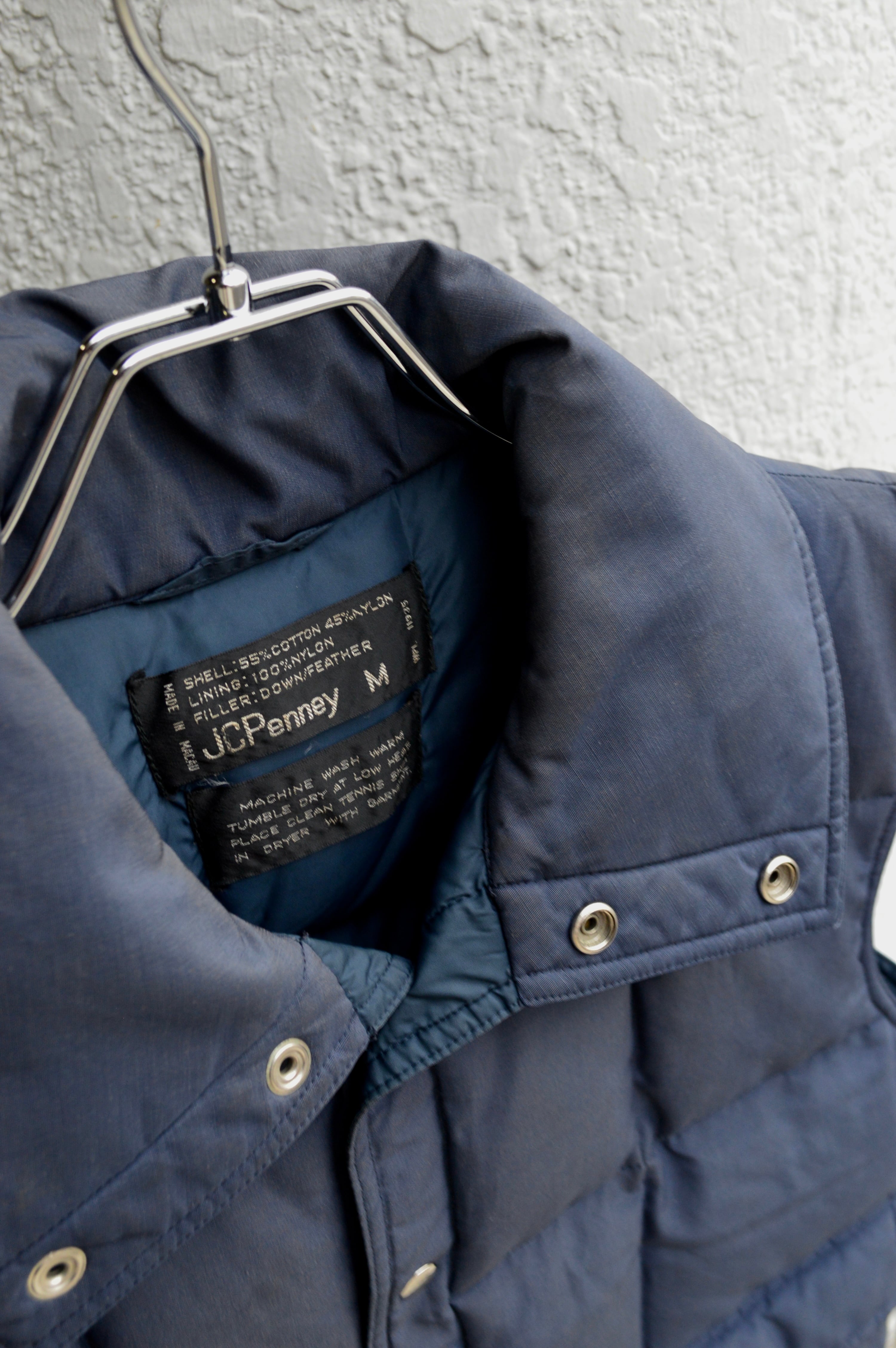 JCPenney 1970's High Neck Down Vest JCペニー 70s ダウンベスト | UOOP