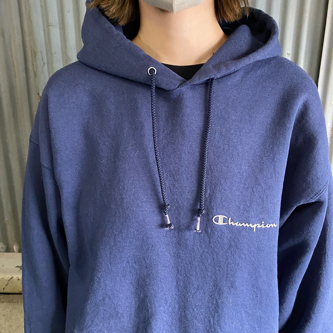 00年代 3色タグ Champion チャンピオン ワンポイントロゴ スウェット 