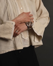 1930-40's Ecru / Lace Blouse