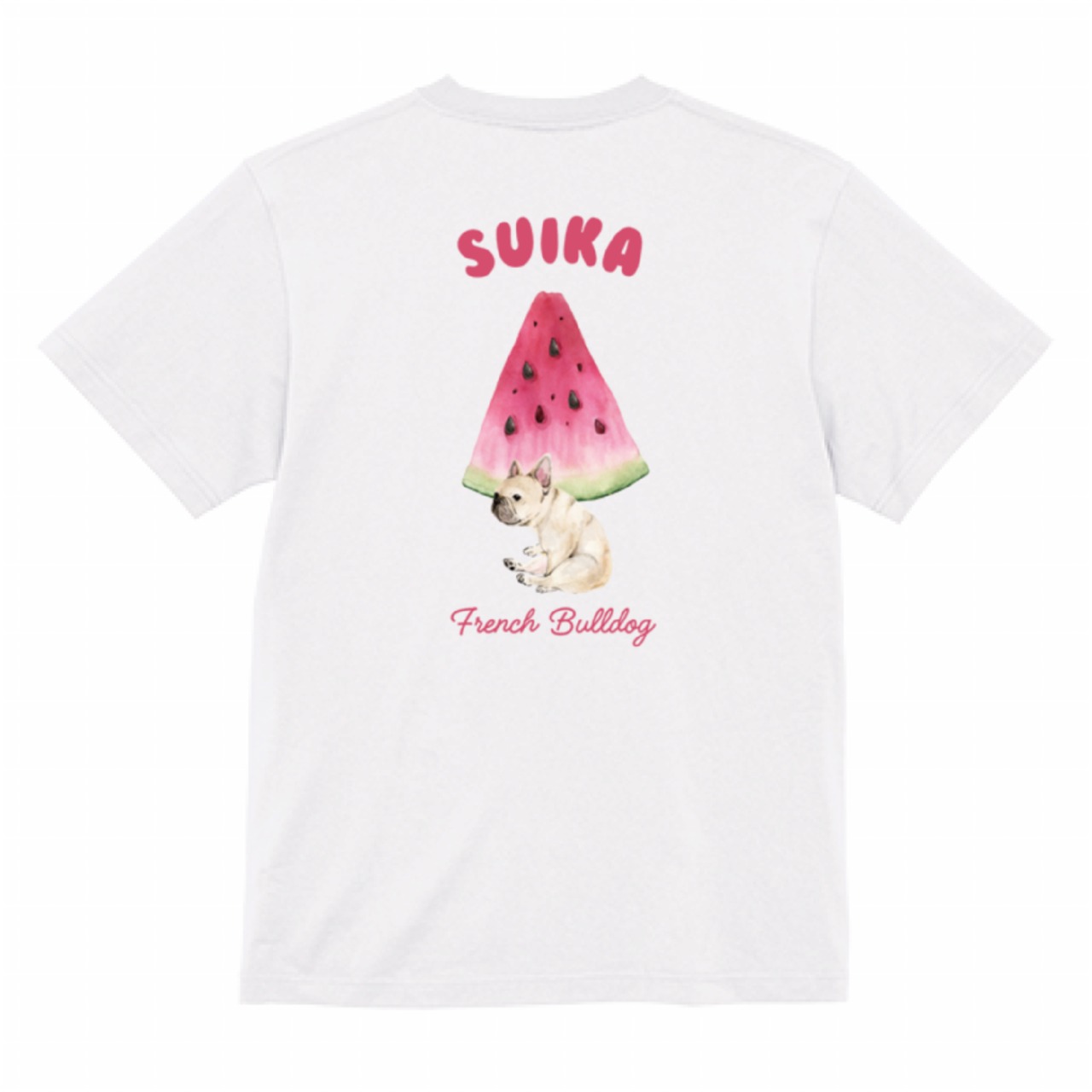 スイカTシャツ_ホワイト