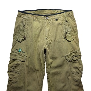 55DSL cotton linen military cargo pants