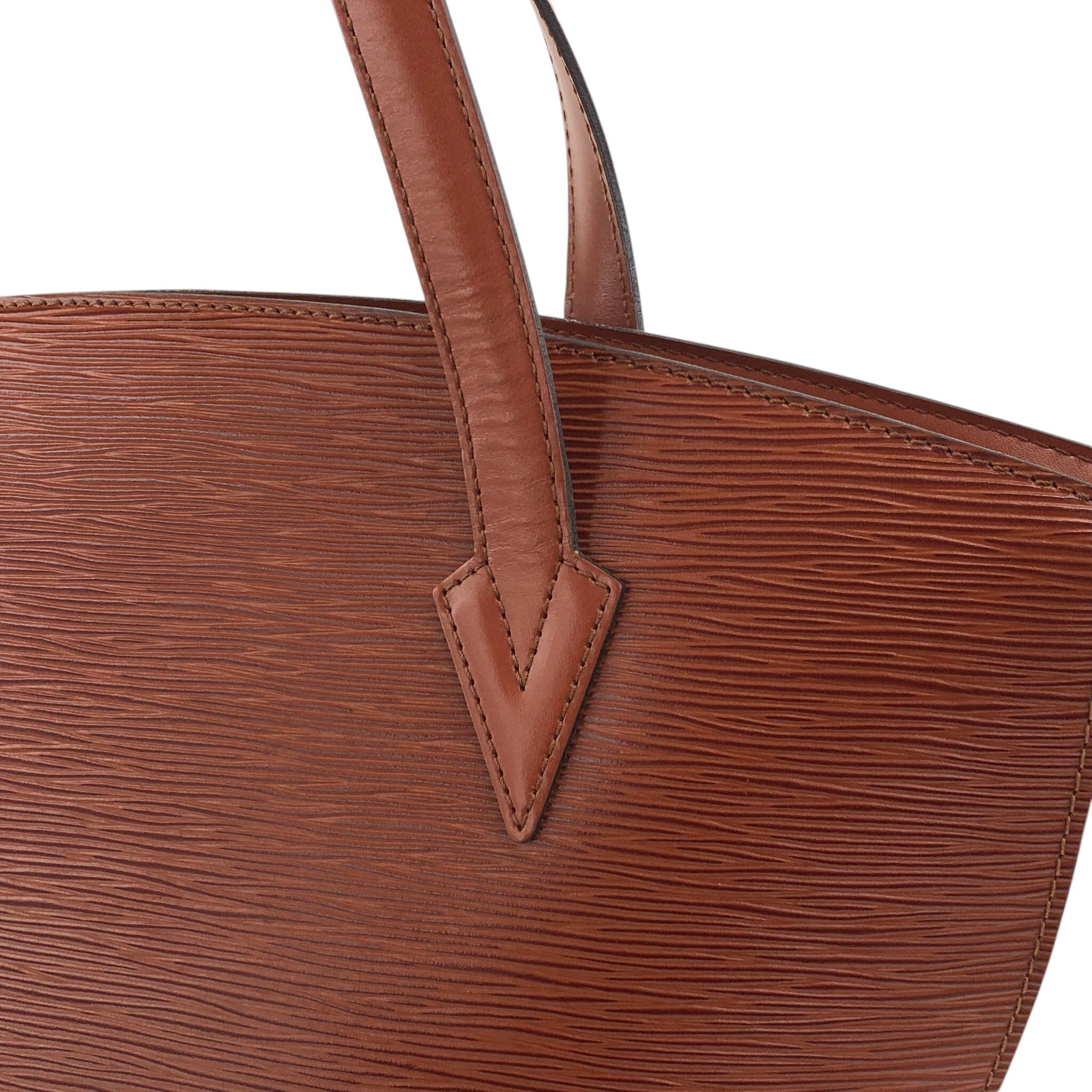 LOUIS VUITTON ルイヴィトン サンジャック エピ ハンドバッグ ブラウン