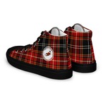 TARTAN WIGGLE High-Top Sneakers -Red- (Men’s)  [S0014]