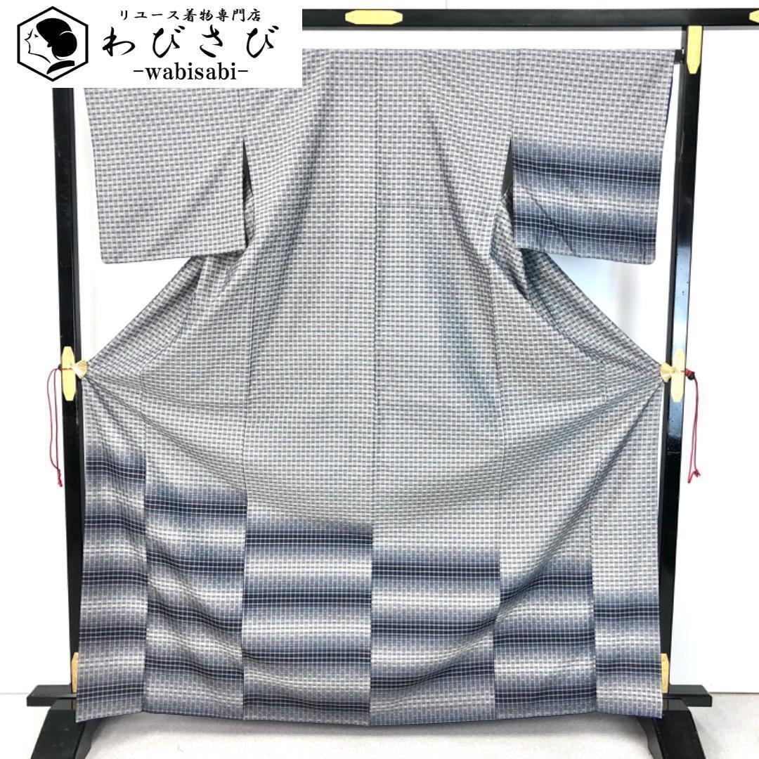 T17着物小紋　グラデーション　正絹　トールサイズ　身丈168 T17着物小紋 グラデーション 正絹 トールサイズ 身丈168 楽天