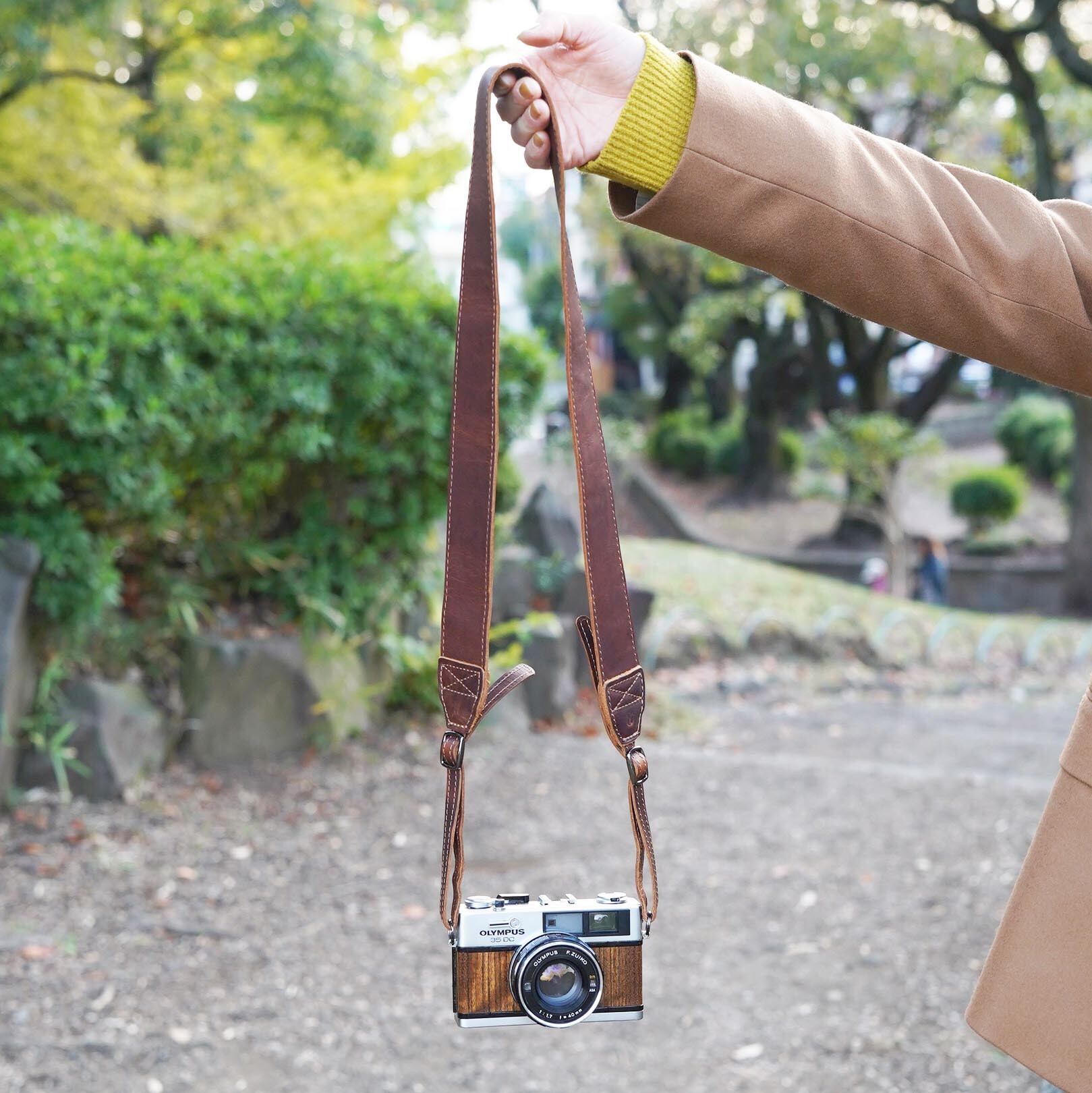 本革ネックストラップ | Macha Cameras