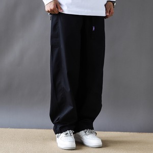 Belted wide tapered pants 1117