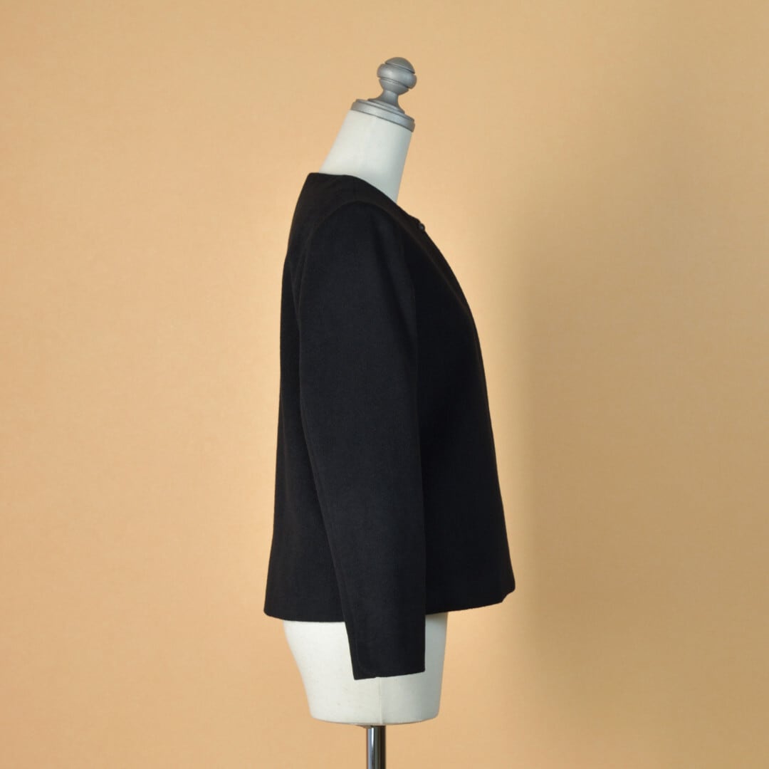 atelier naruse アトリエナルセ ビーバーウールノーカラージャケット