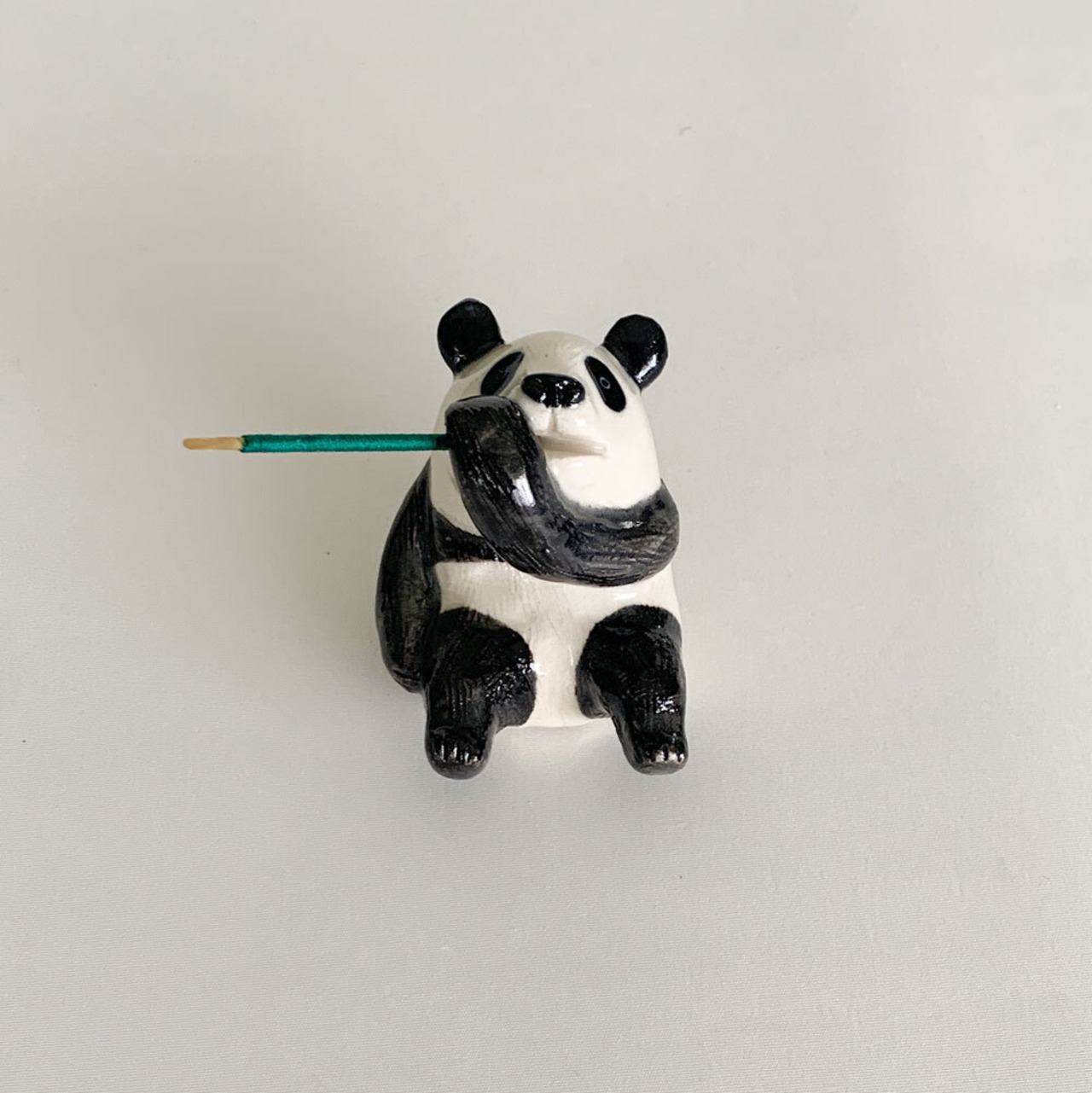 ま工房 パンダ 蚊遣り 1個売り 置物 かわいい