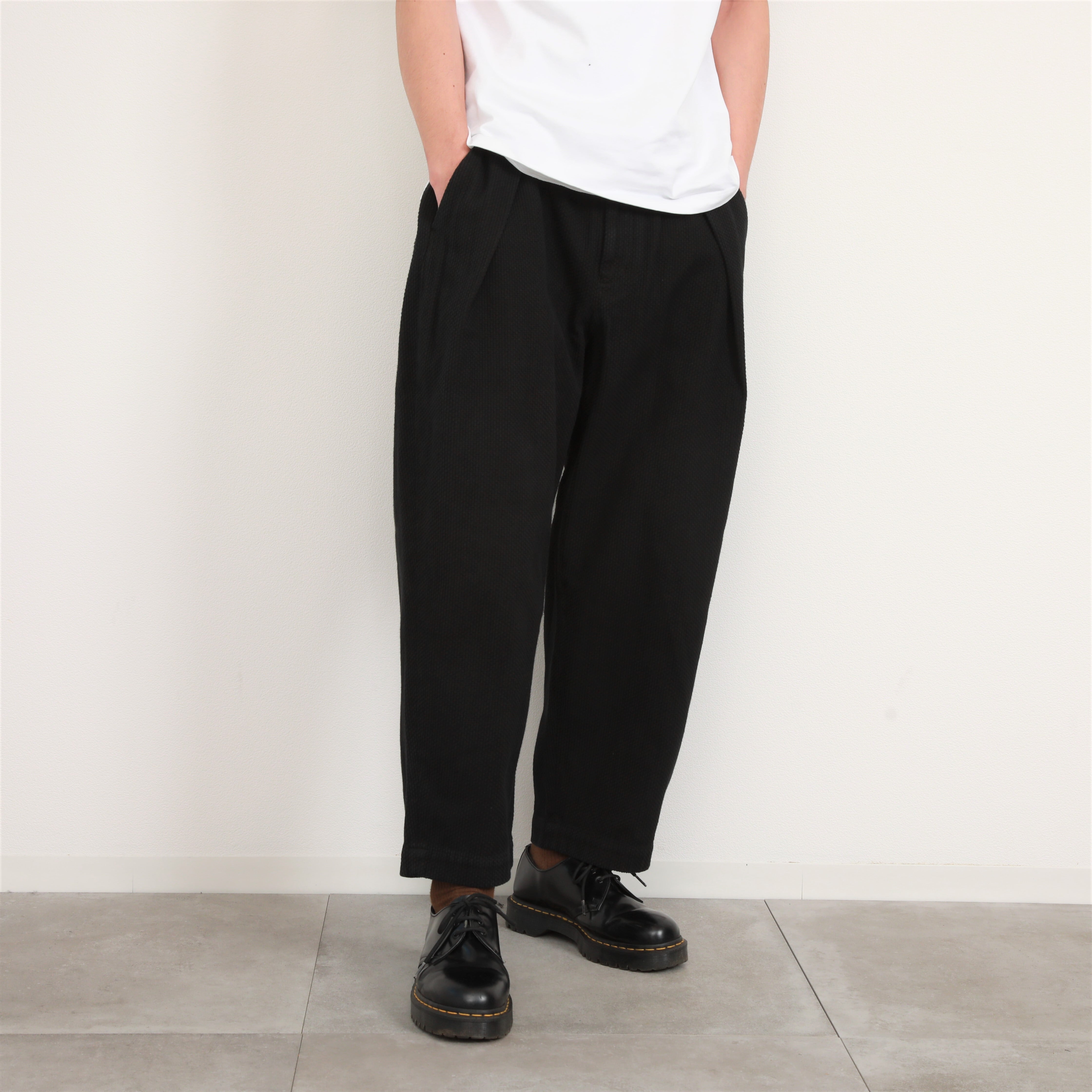 COLINA Sashiko W-Tuck Pants