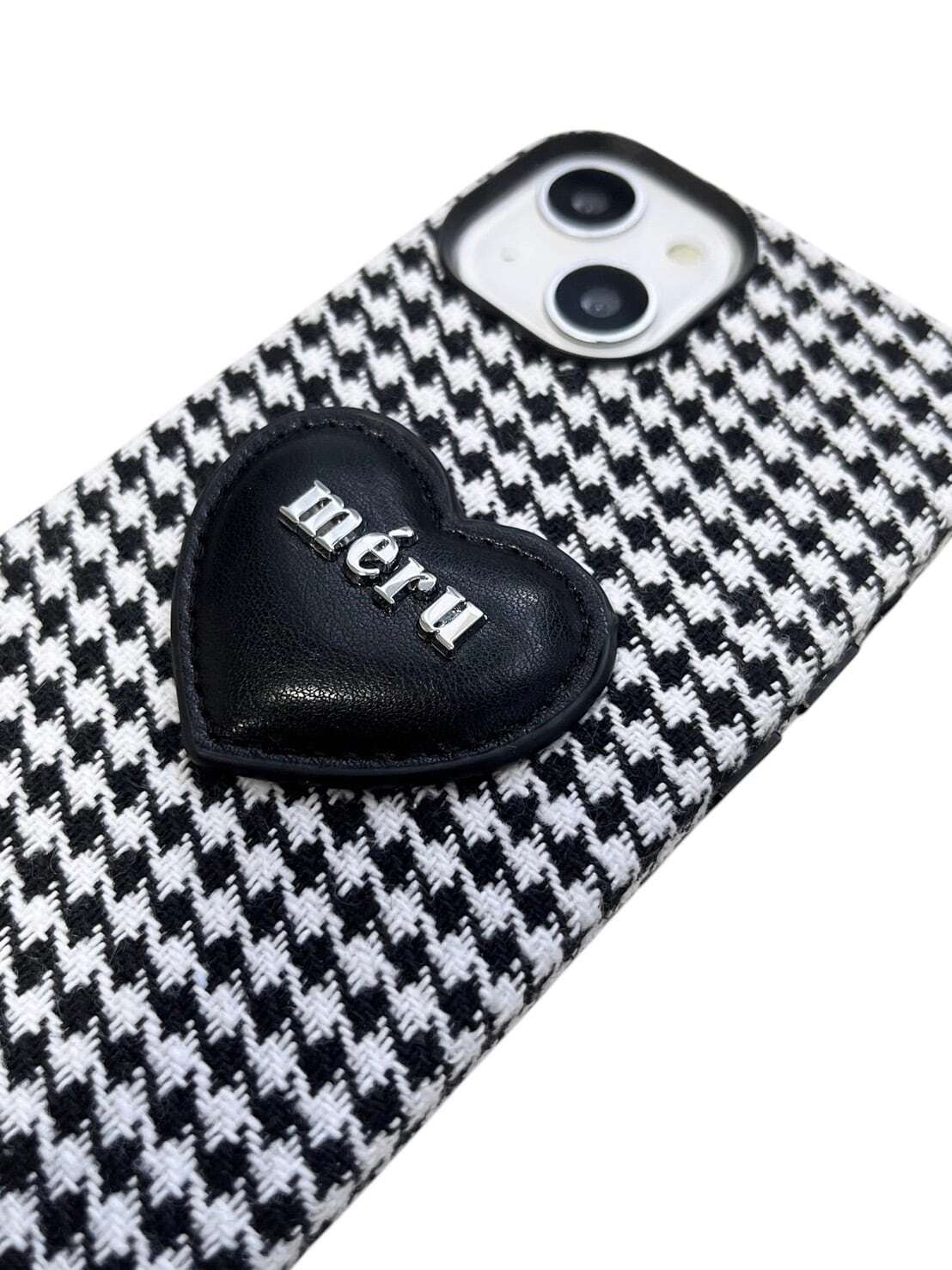 MÉRU ハート千鳥柄 iPhoneケース | emu.official.store