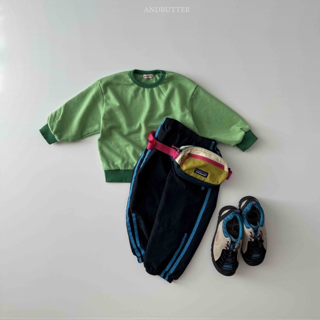 《送料無料》予約:ツーライン切り替えパンツ【ANDBUTTER】※ジュニアサイズ