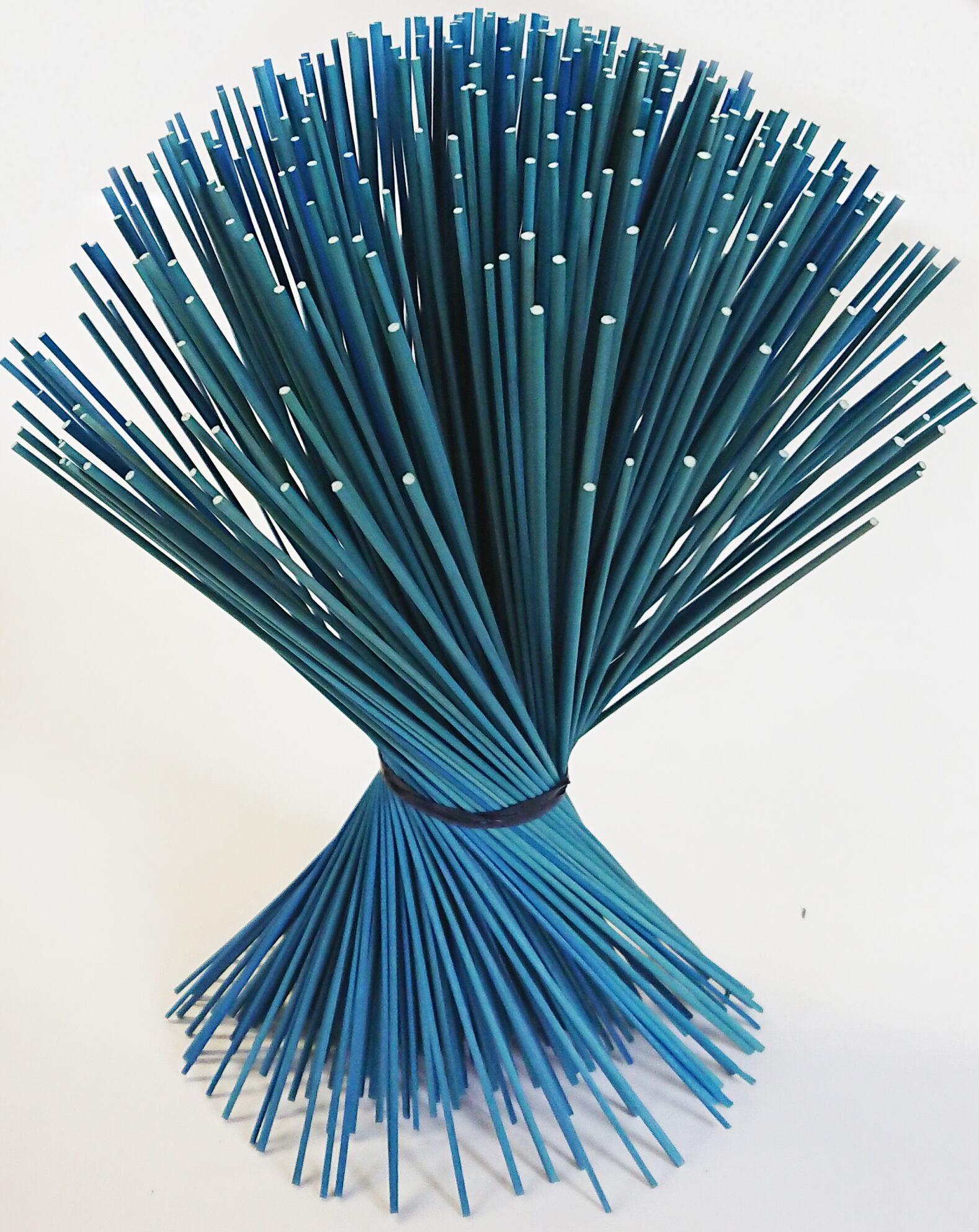 【イ草フラワー ミニ ライトブルー】Rush Grass Flower Mini Light Blue 17.5cm 登録商標 GOZA 九州物産(福岡県柳川市)